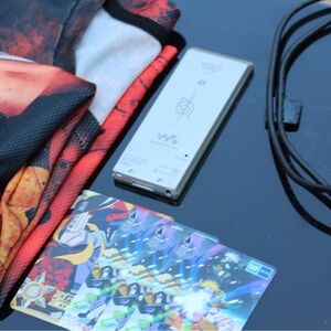 Limited Edition 2015 Naruto Sony Walkman MP3 player With USB and Shirt and Cards